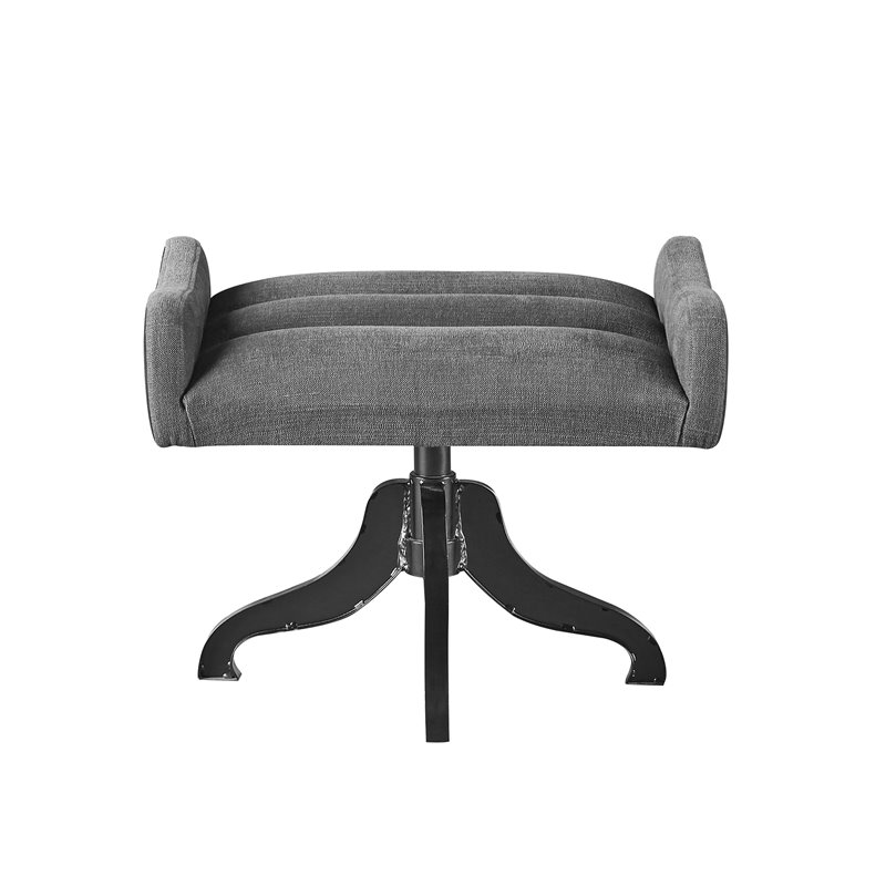 Tommy Hilfiger Helios Swivel Footstool in Gray
